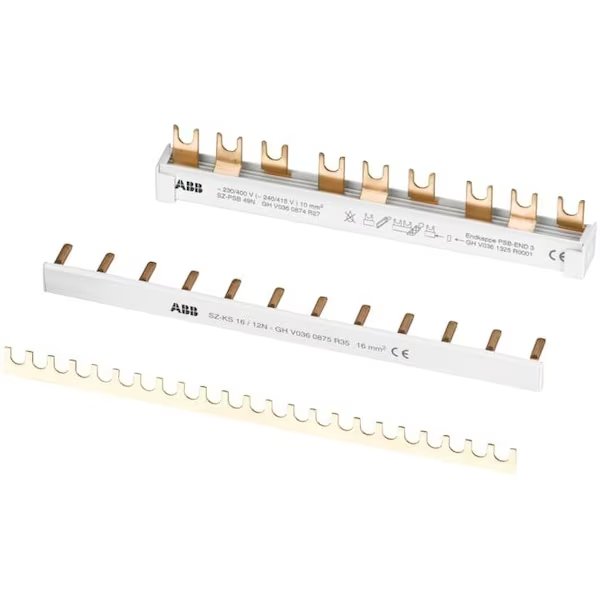 Busbar, 63A, 690V, 3 Phase, Abb, Mfr#: SZ-PSB62N